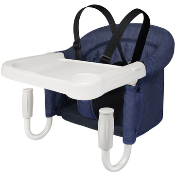 Toonoon Hook On High Chair, Fast Table Chair Clip On Table High Chair, Fold-Flat Storage Tight Fixing Portable Baby Feeding Seat