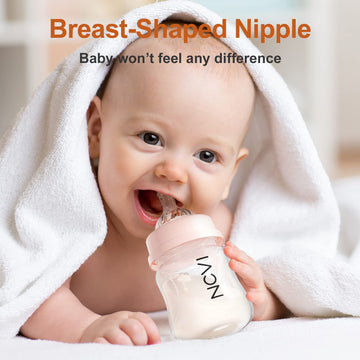 Ncvi Baby Bottles Compatible With Ncvi Breast Pump 8782/8780-2, Breast Milk Storage Bottles With Nipples And Travel Caps, Anti-C