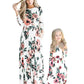 Wiwiqs Flower Girl Dress Boho Maxi Wedding Christmas Photo Party Dresses Costumes Halloween Floral White Long Sleeve 5-6 Years