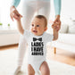 Ladies I Have Arrived - Funny Baby Essentials Bodysuit - Newborn Outfits Clothes Baby Boy Romper (Newborn, White)
