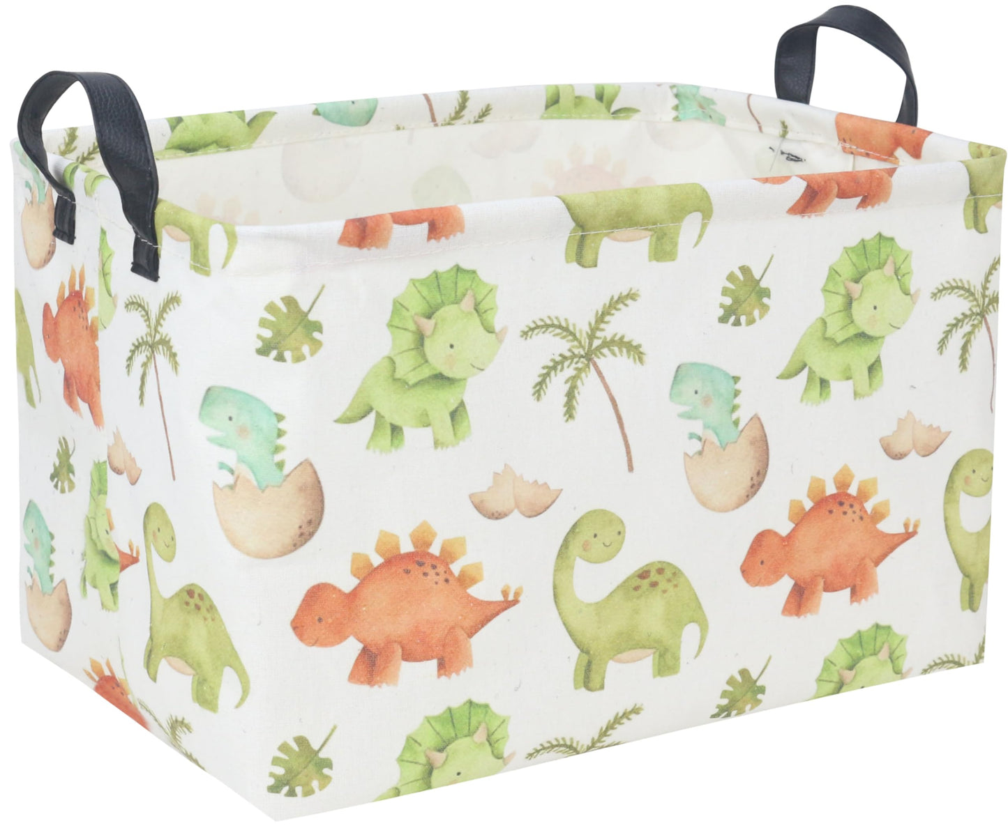 DDBASKET Dinosaur Baskets Kids Storage Basket Baby Gift Basket Rectangular Cute Toy Storage Bin Box Organizer Book Shelf Bins Di