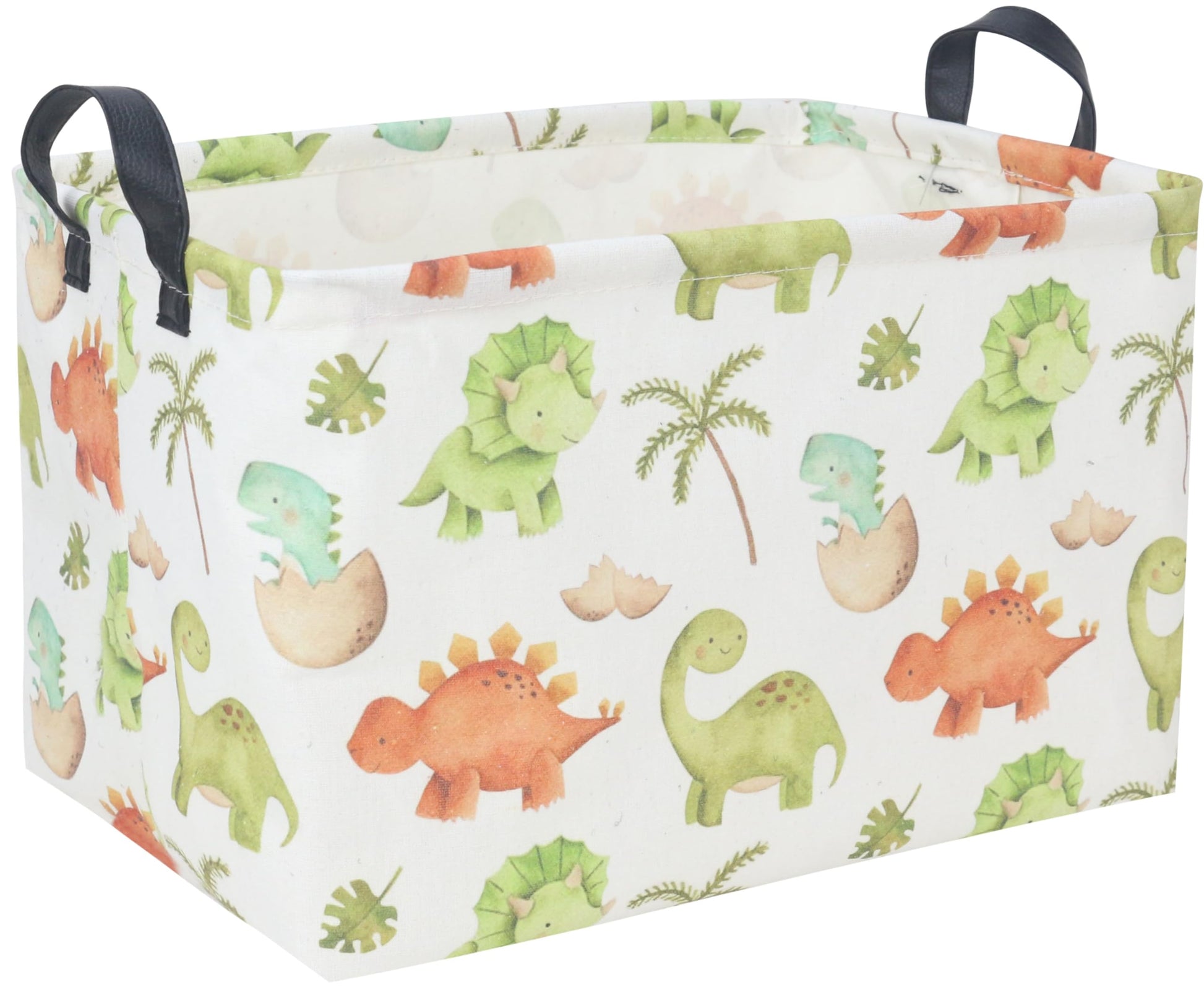 DDBASKET Dinosaur Baskets Kids Storage Basket Baby Gift Basket Rectangular Cute Toy Storage Bin Box Organizer Book Shelf Bins Di