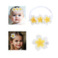 LDDCX White Hair Clip Headband Hairpin Hawaiian Flower Hairpin Barrette Hair Accessories for baby Girls.(FJ89) (Type A)