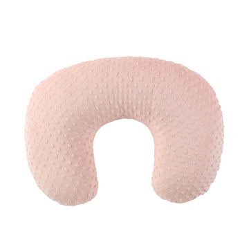 Queness Nursing Pillow Cover Breastfeeding Pillow Cases Minky Dot Slipcover (Lightpink)