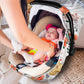 Pea Pod Car Seat Covers For Babies - Breathable Mesh Canopy With Kick-Proof, Soft Stretchy Protection - Newborn Stroller Carrier