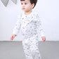 Owlivia Organic Cotton Baby Boy Girl Zip Up Sleep N Play, Footless, Long Sleeve(18-24 Months, Gray Melange & Blue Star)
