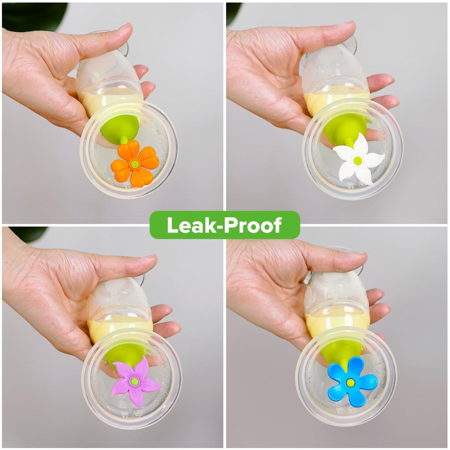 Haakaa Flower Stopper Breastpump Stopper Manual Breast Pump Silicone Flower Stopper 100% Food Grade Silicone Bpa Pvc And Phthala