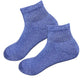 Glowic Sport Ankle MenS Heavy Duty Cotton Quarter Length Athletic Socks, Free Size, Pack Of 3 (Free Size)(Denim Blue)