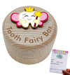 Baby Tooth Fairy Box, 3D Tooth Box Keepsake Holder For Lost Tooth Kids Gifts | Wooden Tooth Holder & Organizer - Pink