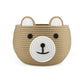 Pandaear Cotton Rope Baby Basket, Baby Gift Basket Nursery Laundry Organizer With Cute Bear Design For Storage Infant Newborn Es