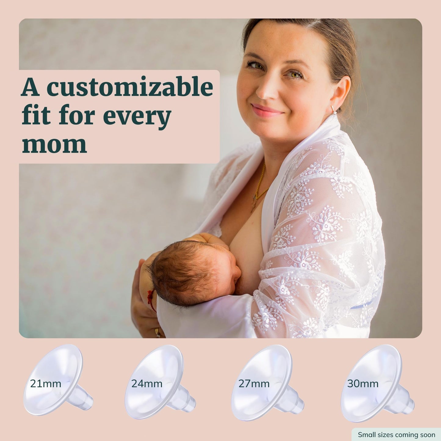 Cushy Silicone Flanges, Breast Shields - Replacement Pump Parts - For Spectra, Lansinoh, Medela Pumps - Great For Elastic Nipple
