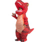 Rquxmt Blow Up Trex Costume,Inflatable Costumes For Kids,Inflatable Dinosaur Costume,Halloween Costumes For Boys Girls (4-5Yrs)