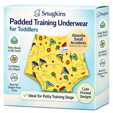 Snugkins Potty Training PullUp Pants | Padded Underwears For Babies/Kids/Toddlers. (In, Age, 12 Months, 24 Months, Pack Of 1  