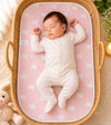 Reexplore Cartoon Crib Swaddling Baby Blanket  Poly Cotton, Mild Winter, Soft Newborn Wrap (Light Pink)