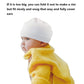 Bestjybt Baby Beanie Hats Infant Toddler Beanies Baby Girls Boys Soft Knit Kids Beanies Hat Cap (White, S(6-12 Months))