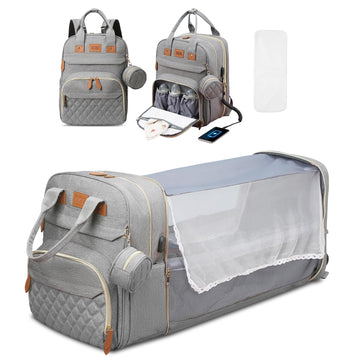 JSTPRO Diaper Bag Backpack, Large Diaper Bag with Changing Station, Baby Bag, New Mom Gifts, Lightweight Waterproof Unisex Diape