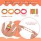 200 Pack Hair Ties Beoffer Baby Toddlers Girls Elastics Hair Bands No Damage Multicolor Colorful Small Rubber Bands Ponytail Pig