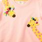 Giraffe Sweatshirt Girls Long Sleeve Crewneck Pullover Toddler Animal Shirts Kids Winter Warm Sweater Tops 7T