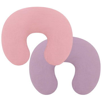 Pro Goleem Muslin Nursing Pillow Cover, 100% Cotton Soft Breathable Feeding Pillow Slipcover For Breastfeeding Moms, Fits Standa