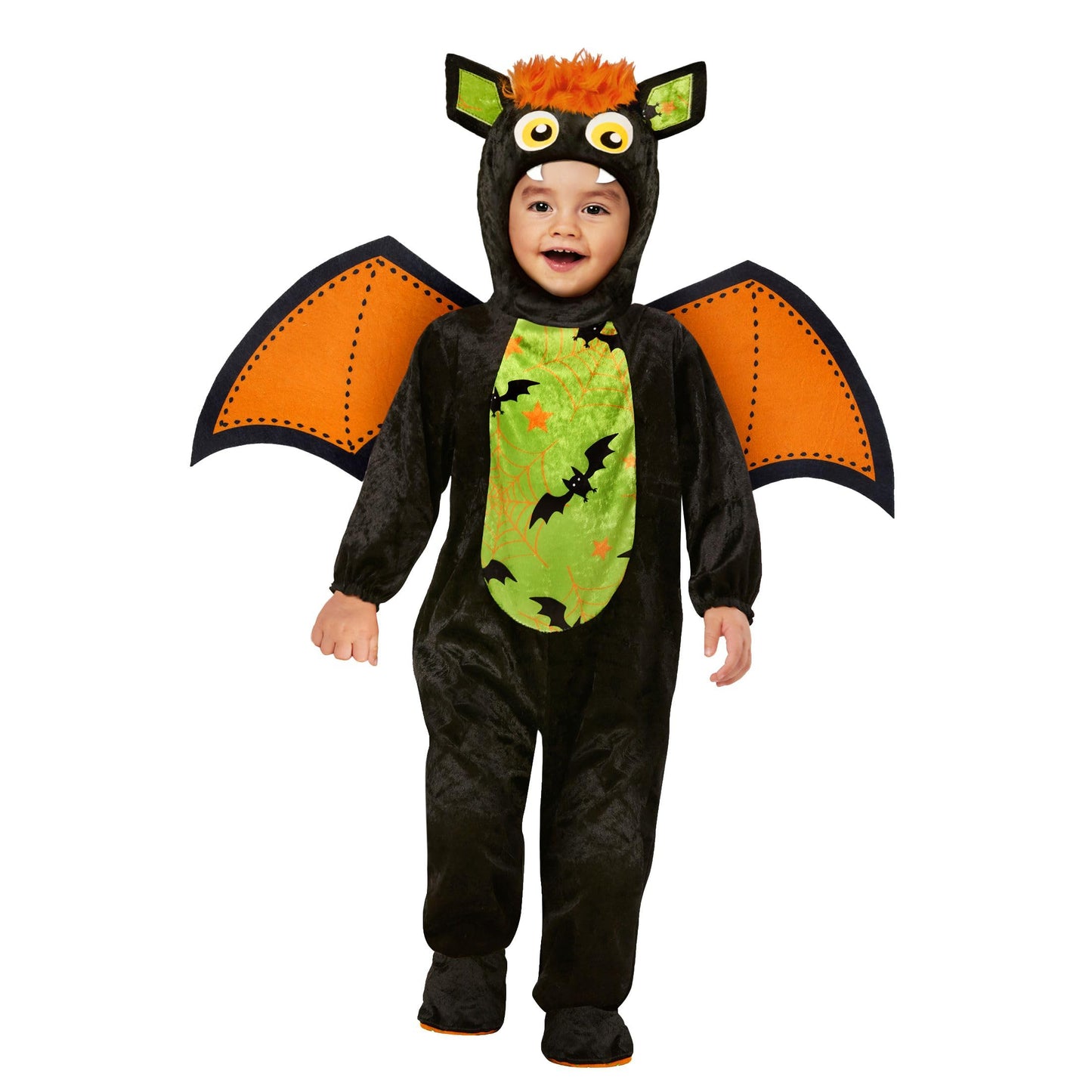 Morph Bat Costume for Babies and Kids - Infant Bat Halloween Costume with Wings for Toddlers and Boys, 4-6 Years