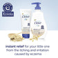 Dove Baby Skin Care Bundle - Colloidal Oatmeal Derma Care Soothing Wash & Eczema Care Soothing Cream, Fragrance Free (2 Piece Se