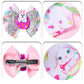 4 Pieces Easter Bows Hair Clips Easter Bows Clips Grosgrain Hair Barrettes Rabbit And Egg Headwear Hairpin Easter Hair Accessori