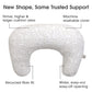 Boppy Nursing Pillow, Cream Retro Squiggles, Larger, More Supportive Pillow For Breastfeeding And Bottle Feeding, Firmer Fill, H