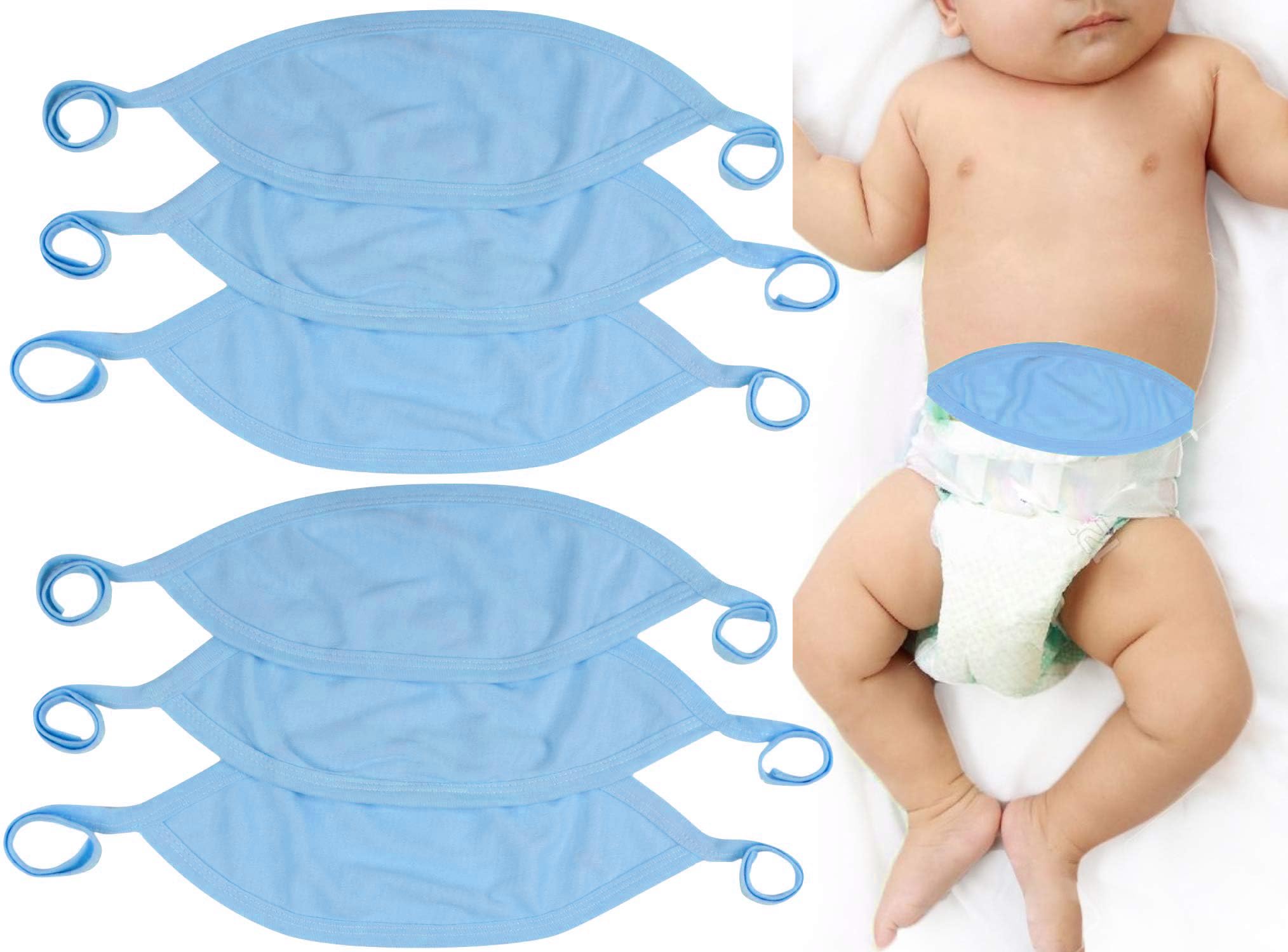 Tobeinstyle Babies' 6-Pack Comfortable Newborn Baby Belly Binder - Blu – Cutebab