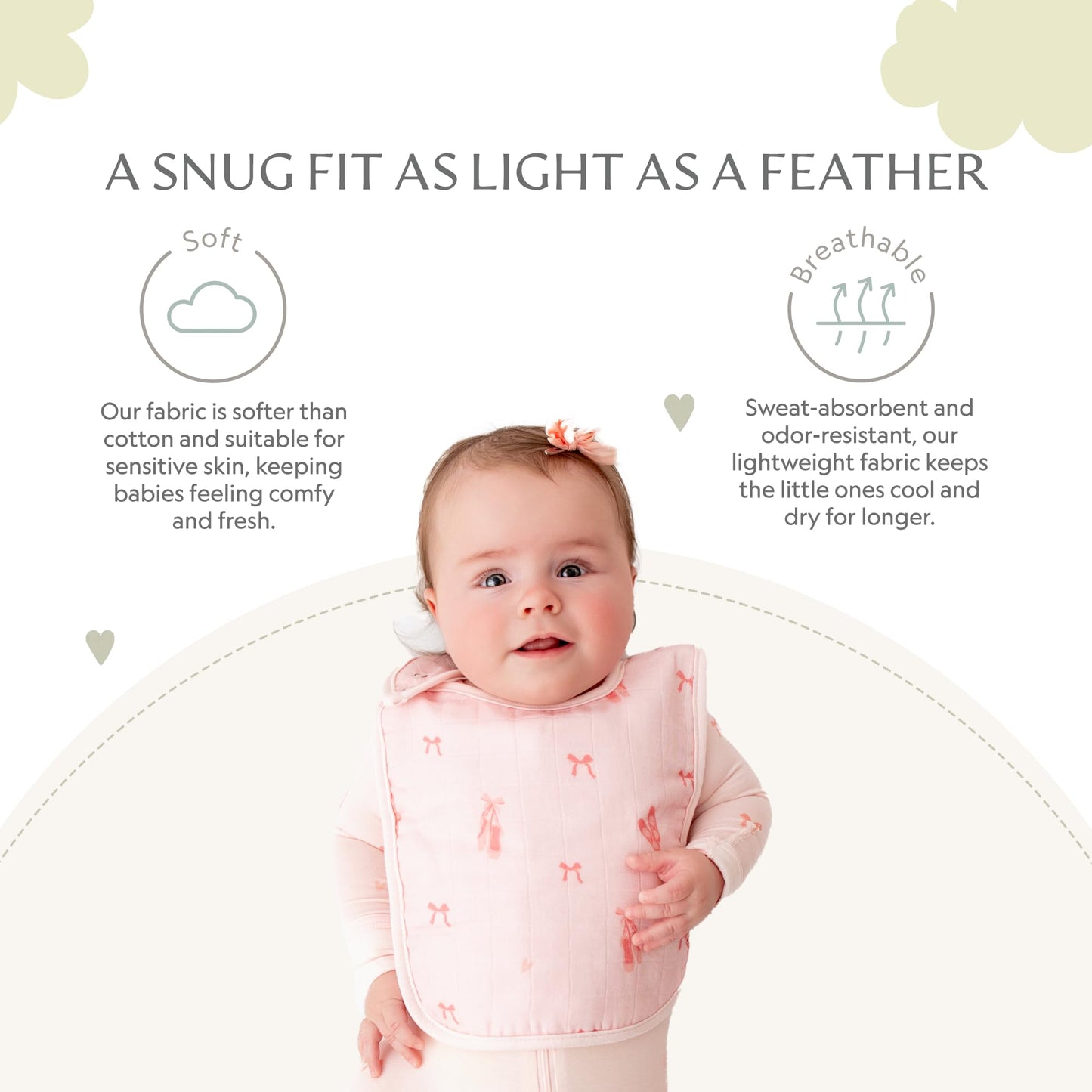 Ballerina Footie For Baby, 6-9 Months - 95% Viscose Made From Bamboo, 5% Spandex - Imported (Ballerina Footie)