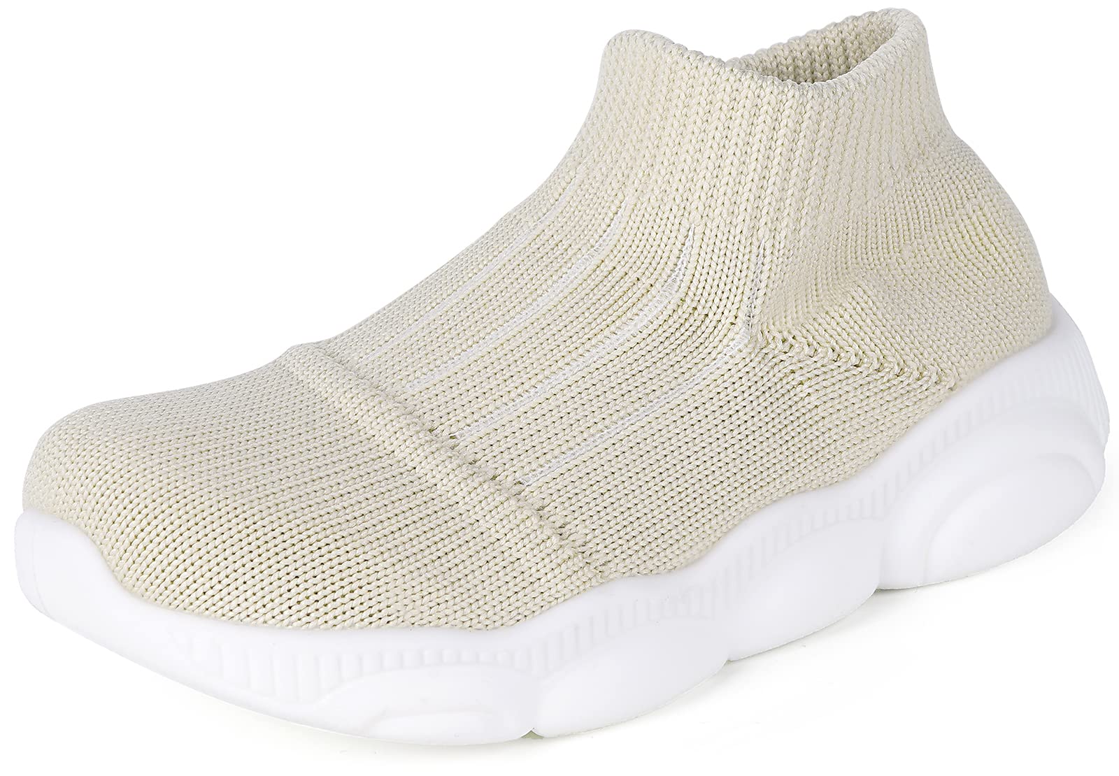 Baby Socks Boys Girls Breathable Walking Shoes Toddler Slippers Infant Shoes Toddle Sneaker With Soft Rubber Sole,Khaki