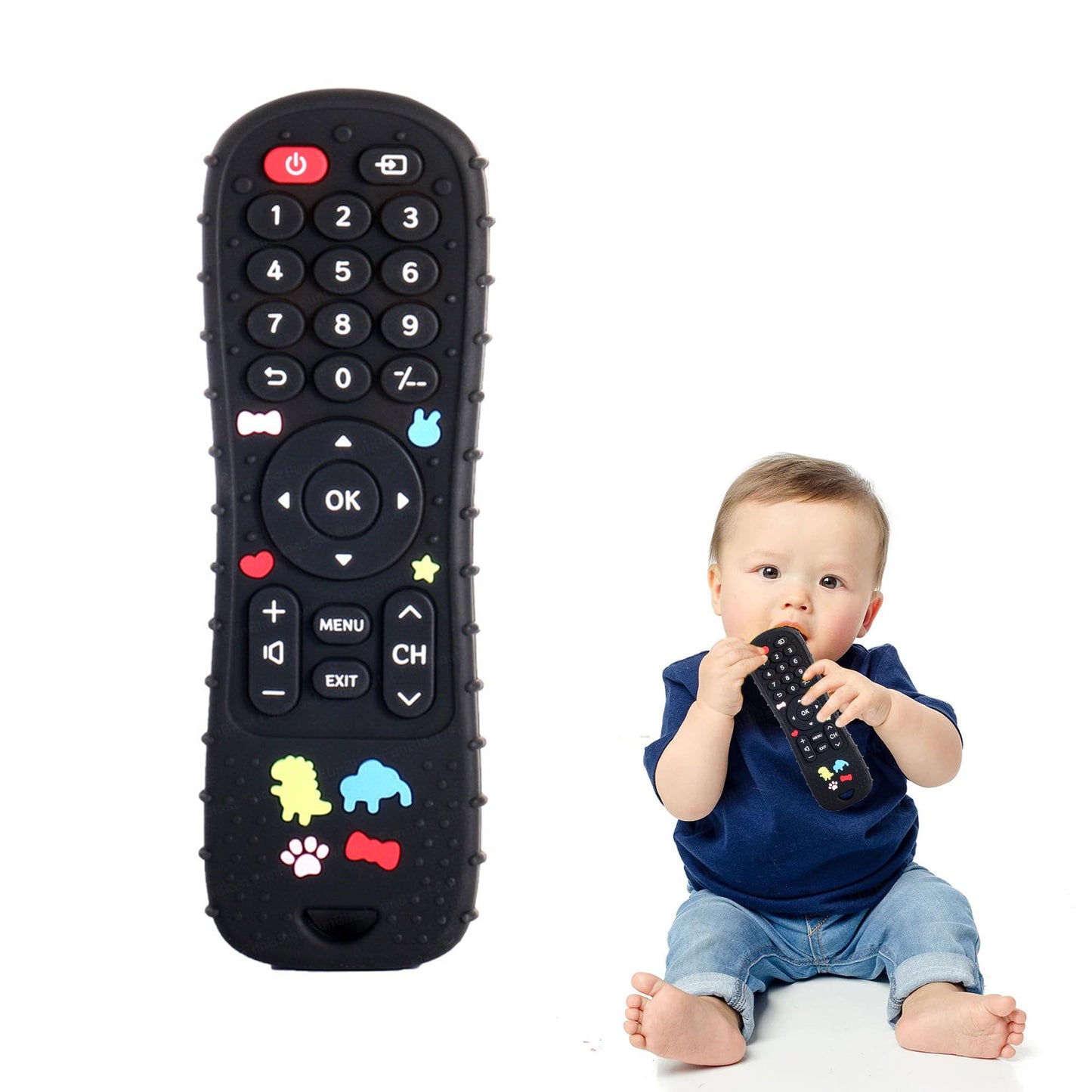 Funblast Teether For Babies  Silicone Remote Teether For 3+ Month Baby & Toddlers, Teething Toys For Babies And Toddlers, Helps