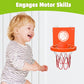 MARPPY Bath Toys for Toddlers & Kids - Bathtub Basketball Hoop with 4 Mold-Free Balls, Strong Suction Cup - Fun Bathtub and Show