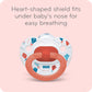 Nuk Orthodontic Pacifier Value Pack, Boy, 0-6 Months (Pack Of 3)