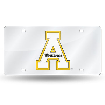 Rico Industries Ncaa Appalachian State Mountaineers Laser Inlaid Metal License Plate Tag