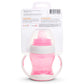 Munchkin Gentle Transition Sippy Trainer Cup, 4 Ounce, Pink