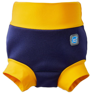 Splash About Happy Nappy Swim Nappy Navy Yellow