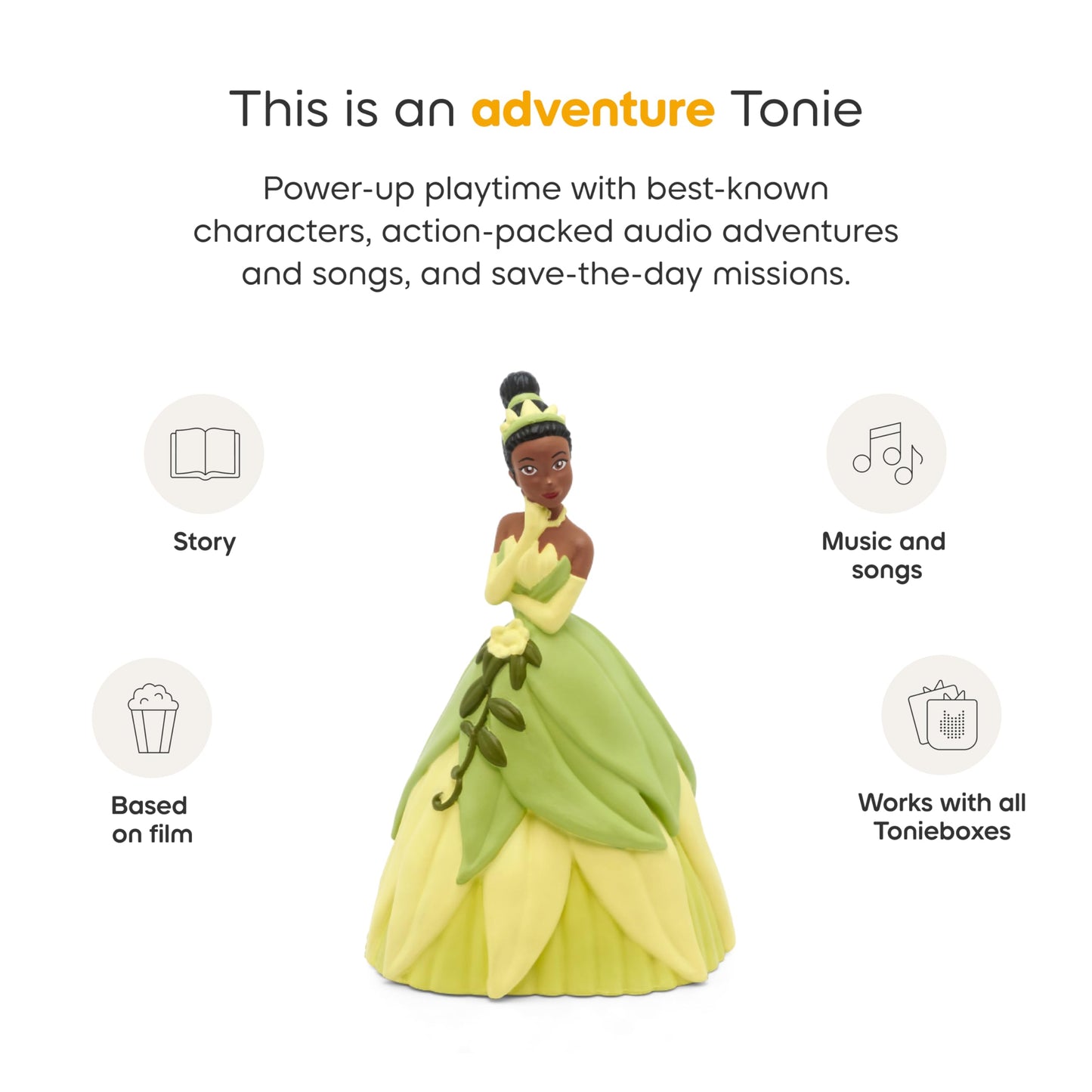 Tonies Tiana Audio Play Character from Disneys The Princess & The Frog