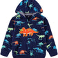 Popshion Toddler Boys Jacket Cartoon Dinosaur Animal Zipper Spring Autumn Hoodies Coat For Kids 1-7 Years(Cute Dinosaur-8039 110