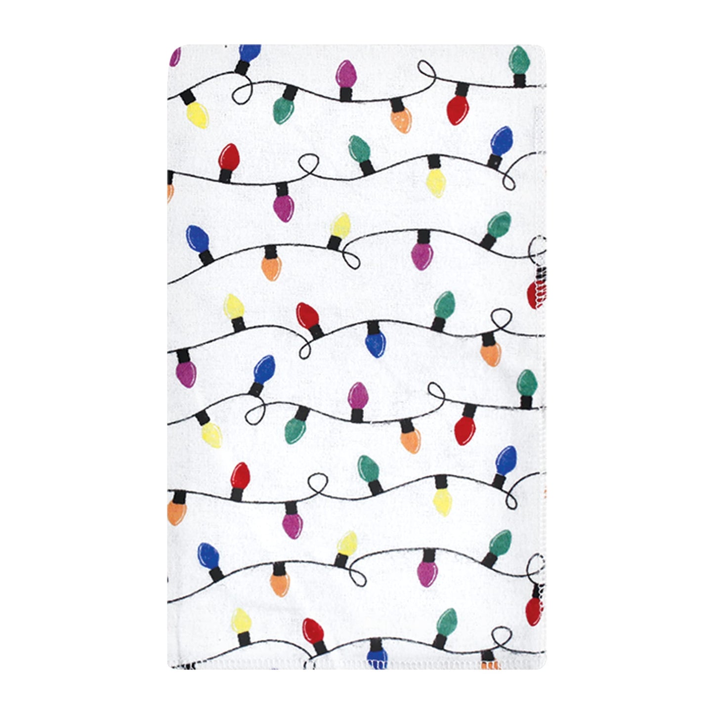 Hudson Baby Unisex Baby Cotton Flannel Burp Cloths, White Tartan, One Size