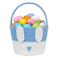 CubesLand Empty Easter Basket for Kids Babies Boys and Girls, Cute Easter Treasure Hunt Bunny Basket, Sturdy Cotton Rope Gift Ba