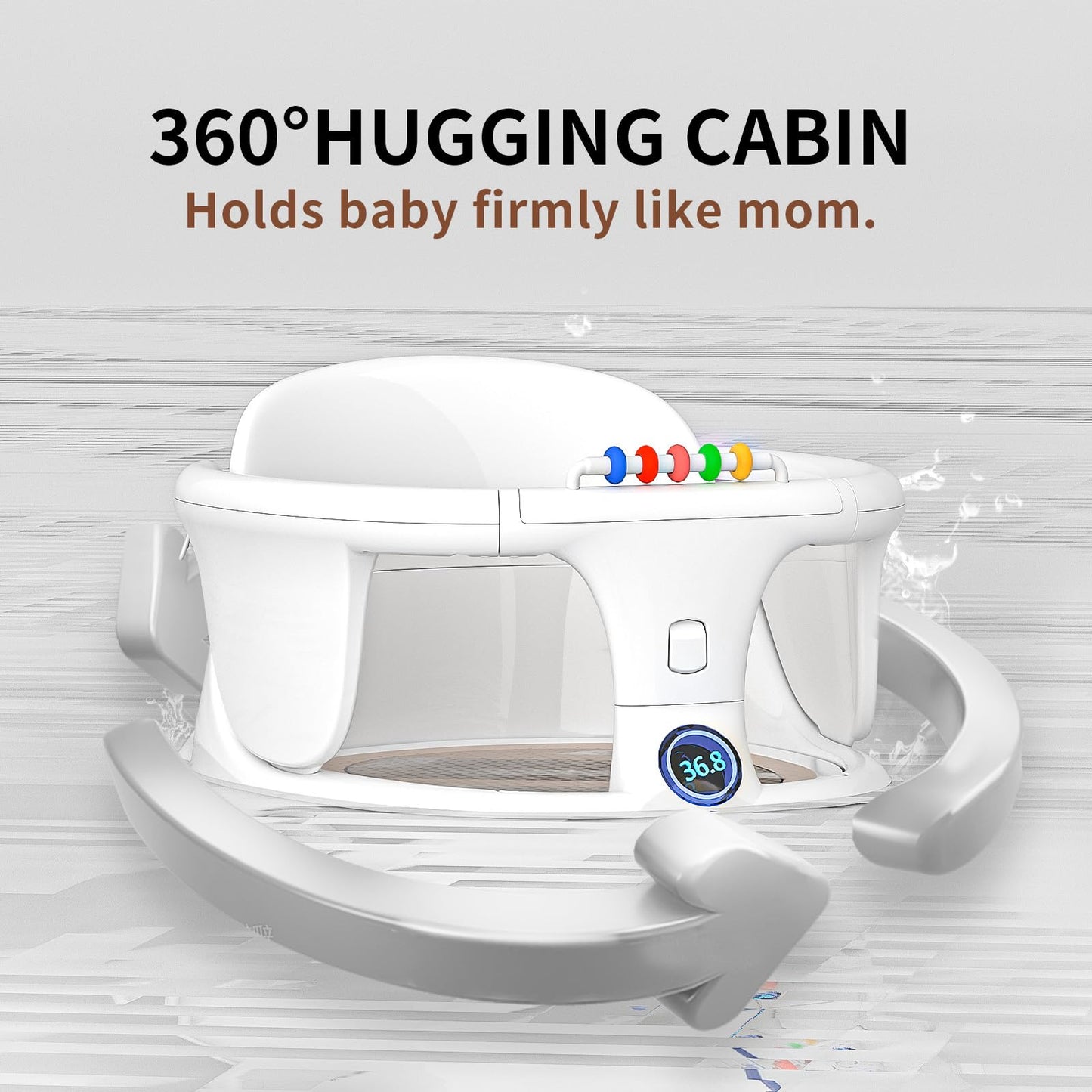 Baby Bath Seat For Babies Sitting Up Infant Bath Tub Portable Sit Up Seats Bathing Chair Newborn Essentials Toddler Must Haves 0