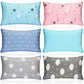 Kigley 6 Pack Mini Pillows For Daycare Travel Small Pillow For Kids Pillows For Sleeping Soft Breathable Machine Washable Tiny D