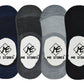 Me Stores MenS Loafer Socks No Show Socks With Silicon Support (Pack Of 4) (MultiColoured)