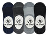 Me Stores MenS Loafer Socks No Show Socks With Silicon Support (Pack Of 4) (MultiColoured)