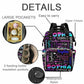 M Yescustom Custom Diaper Bag Backpack For Girls Boys Large Capacity With Pockets Gradient Pink Blue Personalized Baby Diaper Ba