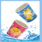 Lyellfe 8 Pack Bamboo Kids Cup, Super Cute Cartoon Drinking Cups For Kids, 6 Oz Bpa Free Stackable Fun Kids Cups For Home, Party