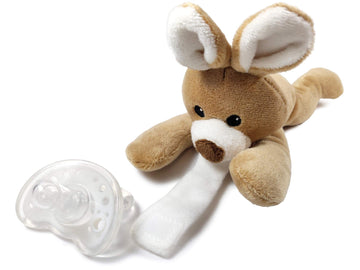 Detachable Pacifier Holder - Plush Animal & Infant Pacifier - Giraffe