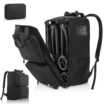 Akozlin Foldable Stroller Travel Bag Backpack 14.2''X8.7''X20.5''Compatible With Gb Pockit+ All City/Gb Pockit Air All Ter