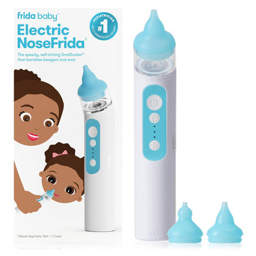 Frida Baby Electric Nosefrida Nasal Aspirator For Baby, Nose Sucker For Baby & Toddler, Upgraded Nasal Aspirator For Congestion