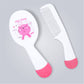 1St Step Matte Collection Easy Grip, Soft & Gentle Comb And Brush Grooming Set  Pink
